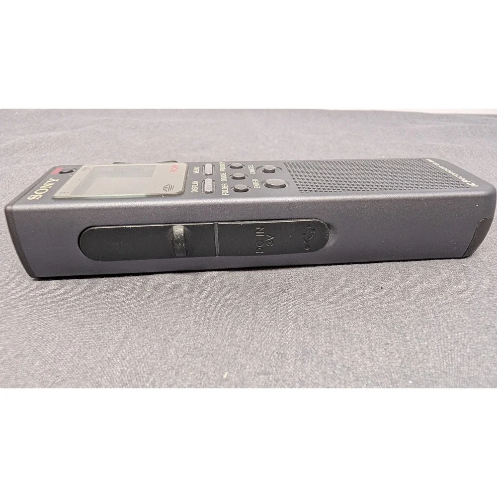 Sony IC Recorder ICD-BM1 Gray Digital Voice Recorder w/ 16MB Memory Stick -Works